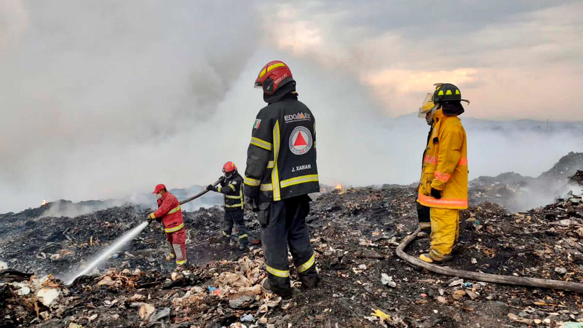 incendio en relleno sanitario del edomex