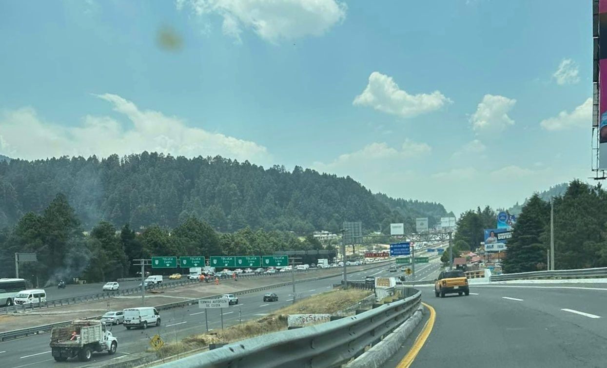 carretera mexico toluca bloqueo