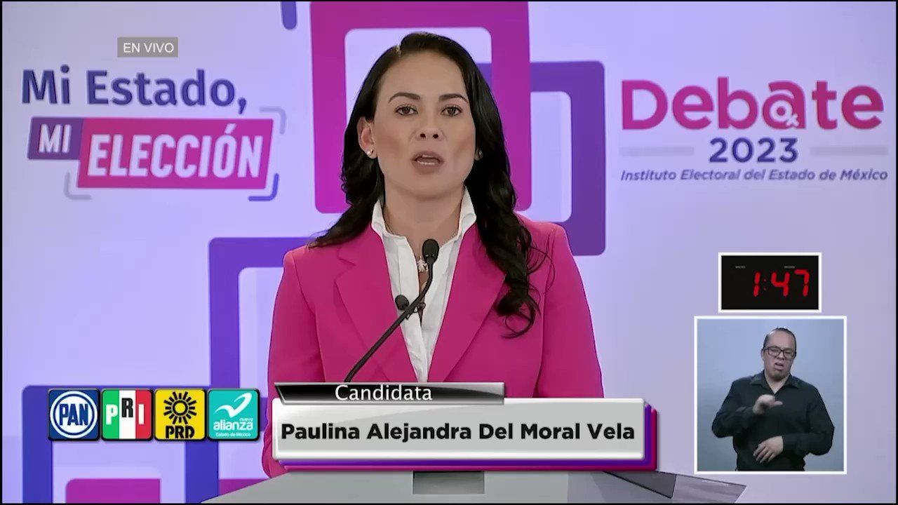 alejandra del moral debate edomex