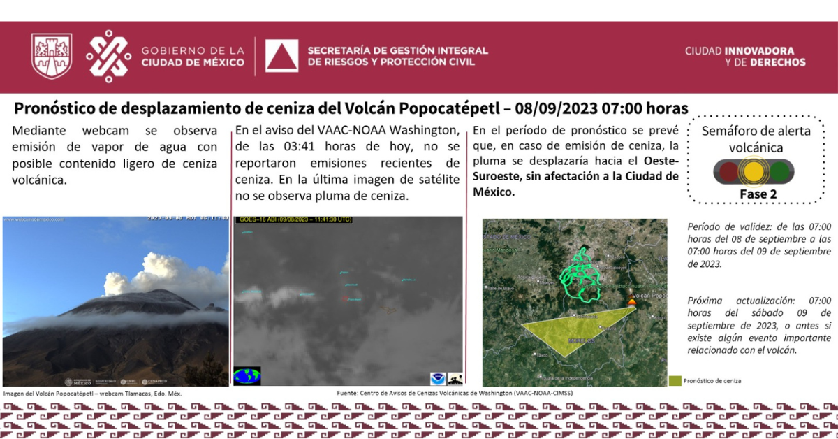 ceniza salud volcanica recomendacio popocatepetl