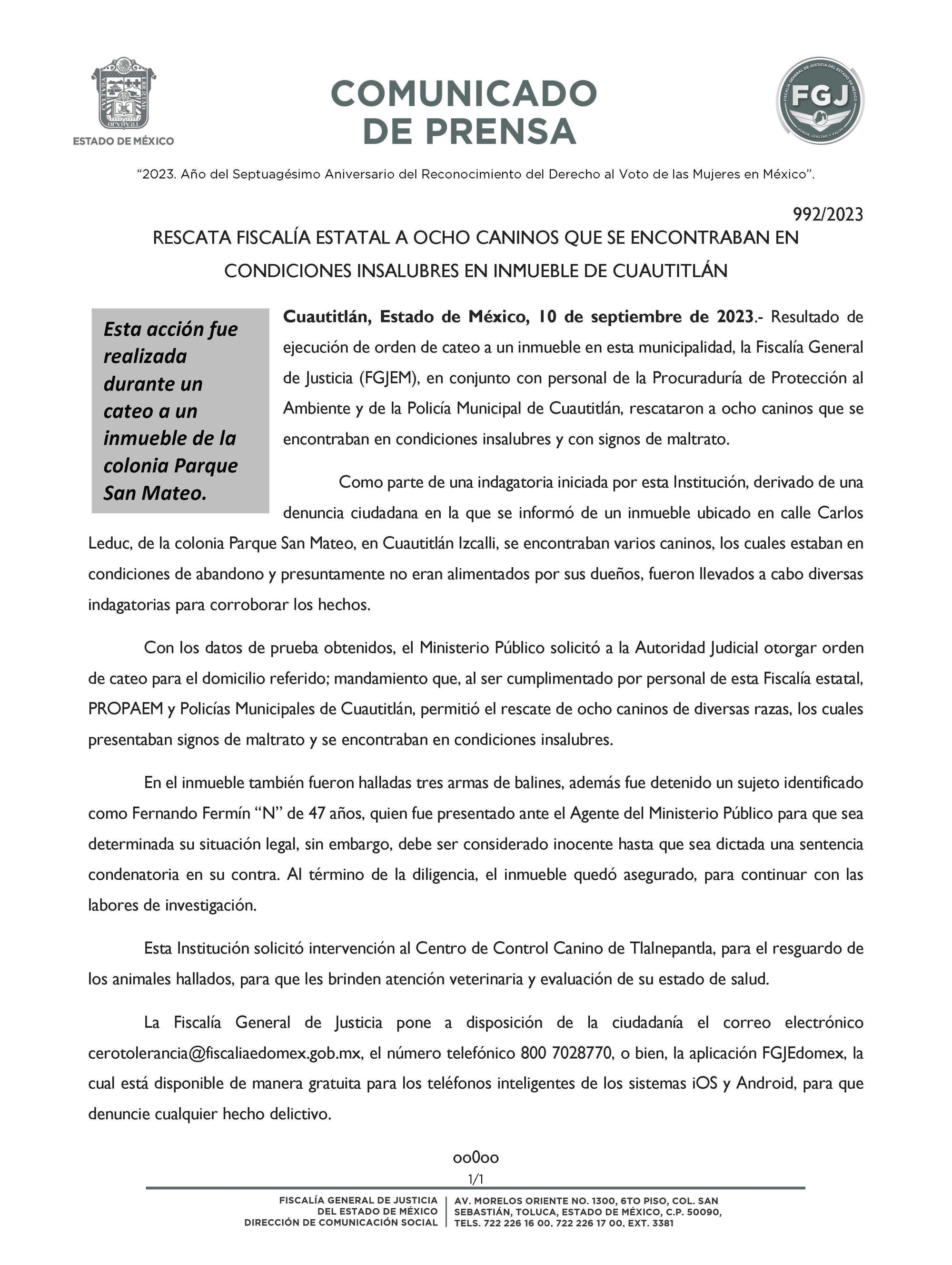 perritos ocho cuautitlan edomex rescatados maltrato animal 