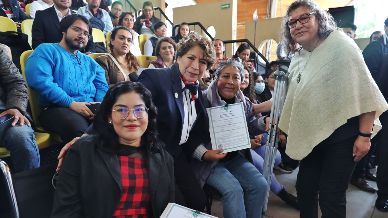 delfia gomez firma convenio con inea