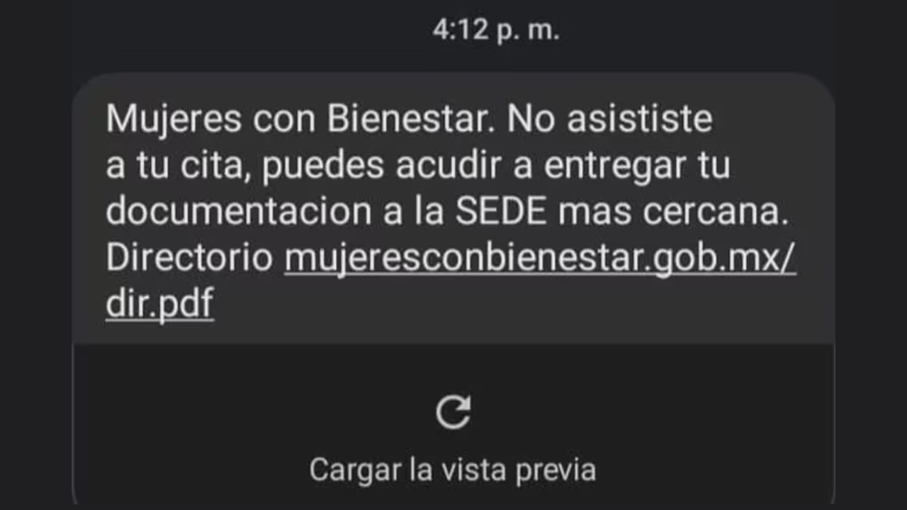 mujeres con bienestar no fuiste a cita