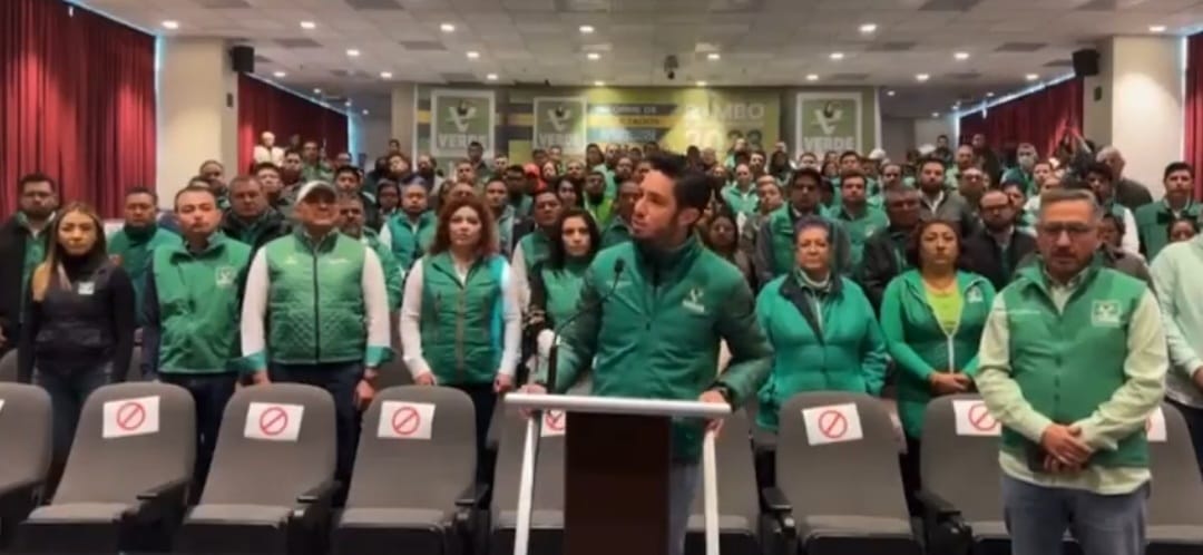 Partido Verde anuncia coalición con Delfina Gómez en Edomex