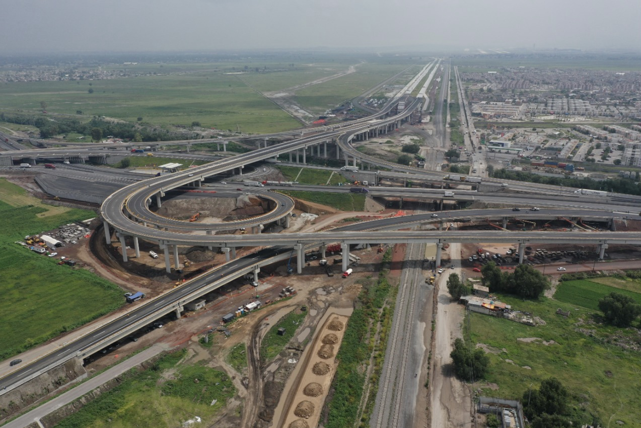 Tres grandes corredores viales se conectarán por AIFA