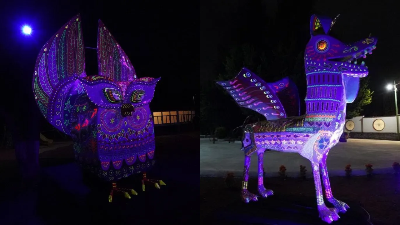 Alebrijes monumentales en San Antonio La Isla