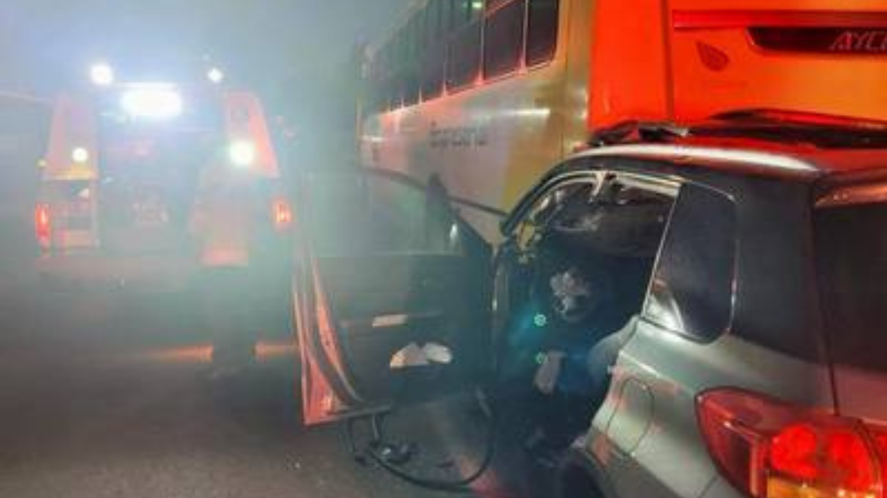 Así fue el fatídico choque de este jueves en la Adolfo López Mateos