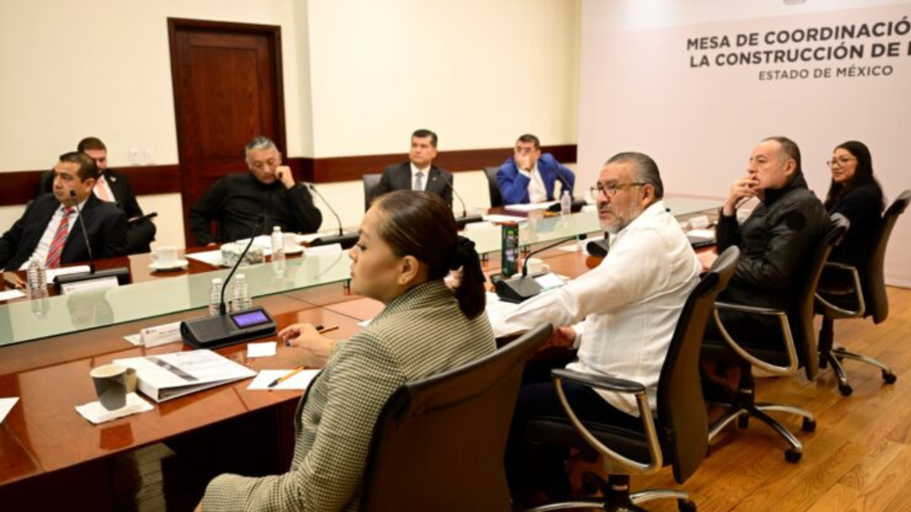 Delfina Gómez encabeza la 126 Mesa de Coordinación para la Construcción de la Paz