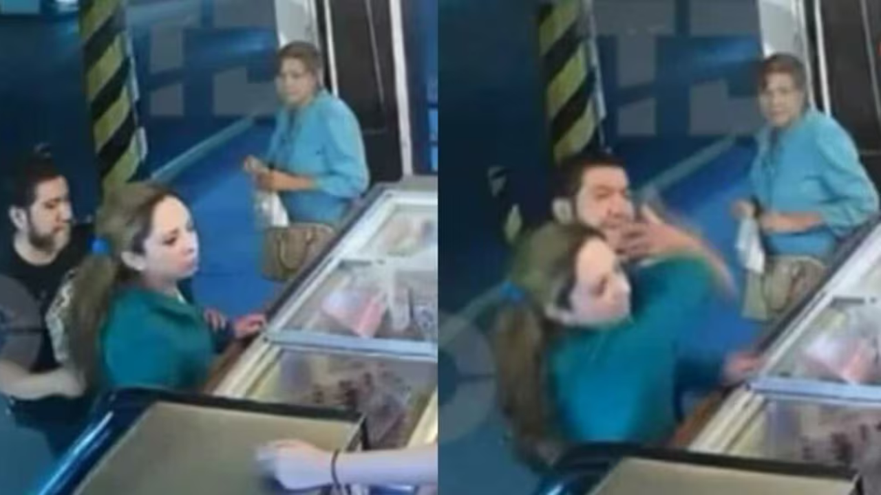 enfermera celosa causa destrozos en heladeria de ecatepec