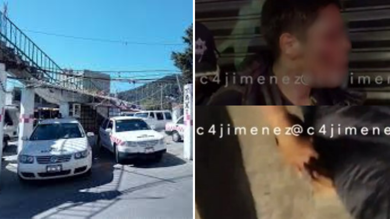 Video: Hombre recibe golpiza por asaltar a taxista