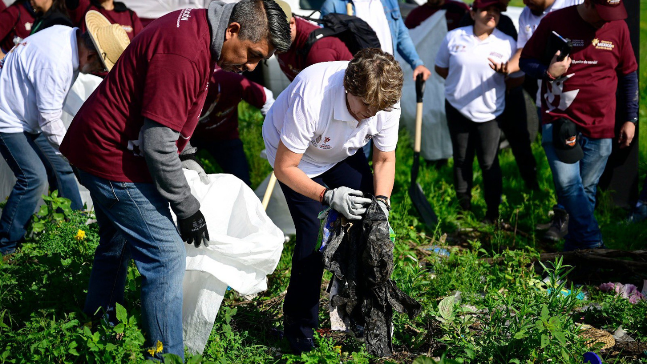 Delfina Gómez arranca campaña "Limpiemos Edomex" en todo el estado