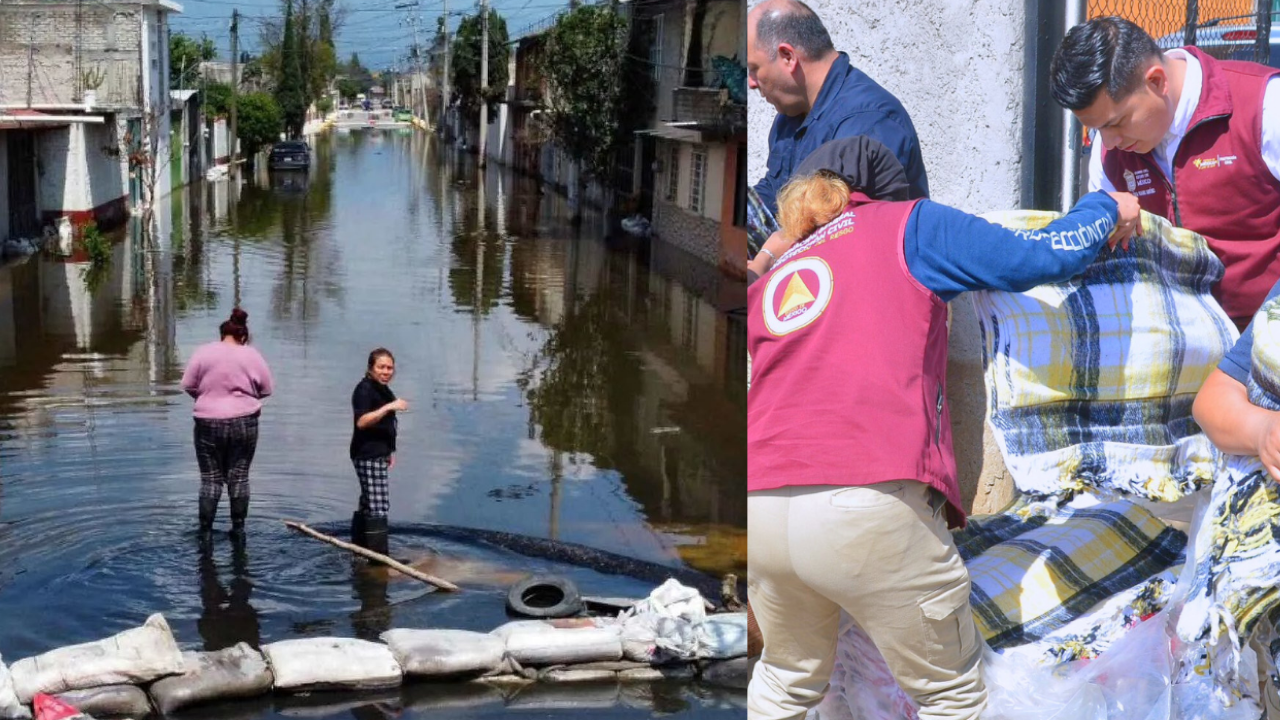 Disminuyen las inundaciones en Chalco: PC Edomex