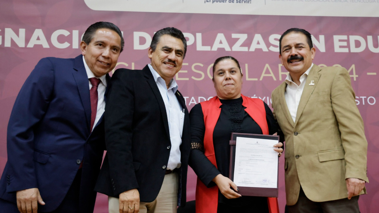 Transparentan asignación de plazas para docentes en Edomex