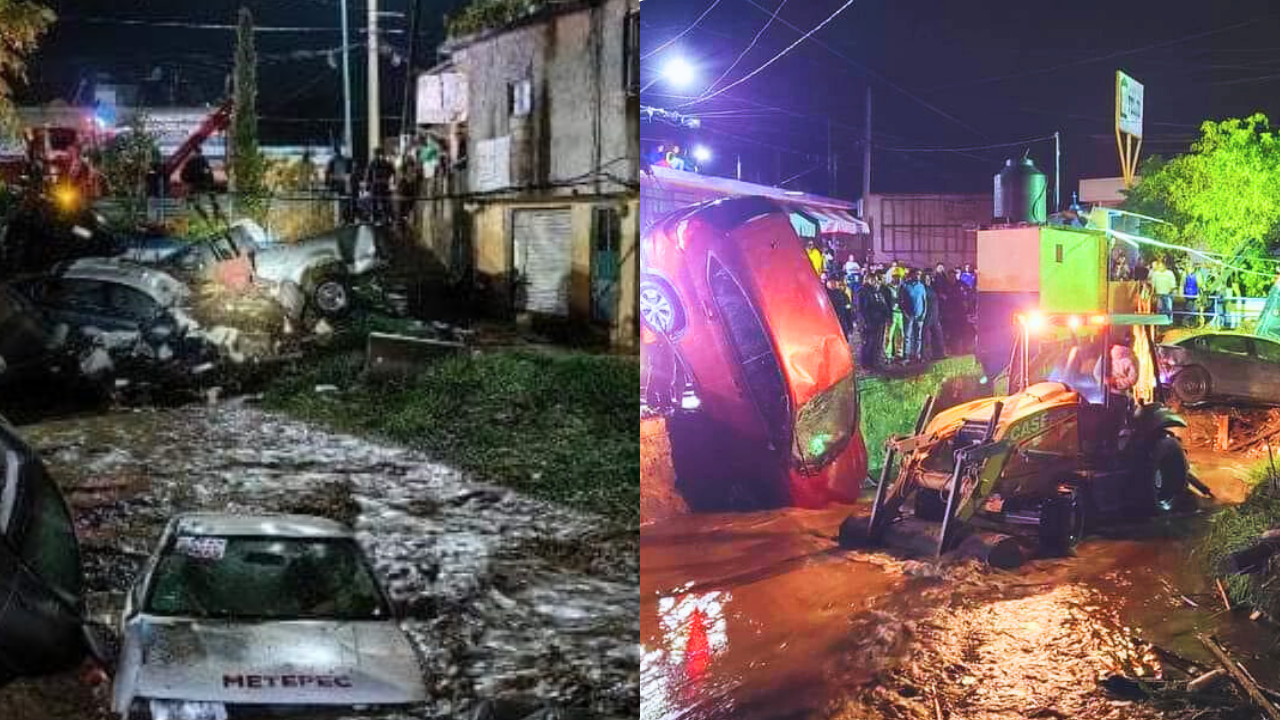 VIDEO | Lluvias no dan tregua a los habitantes del Edomex