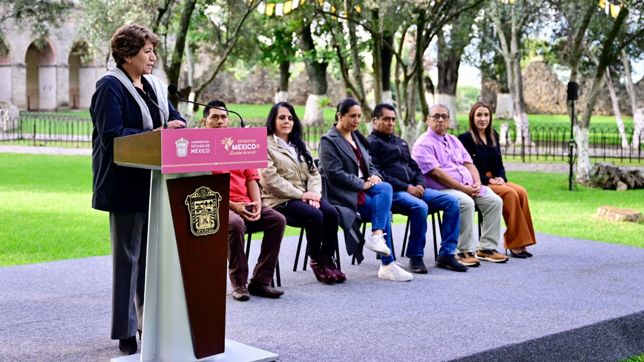 Gobierno de Delfina Gómez invierte más de 2 mil mdp en reconstrucción tras sismo del 2017