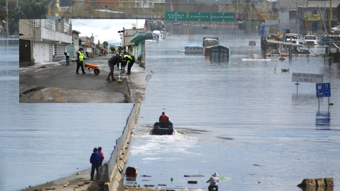 Continúa limpieza en Chalco, terminará en noviembre