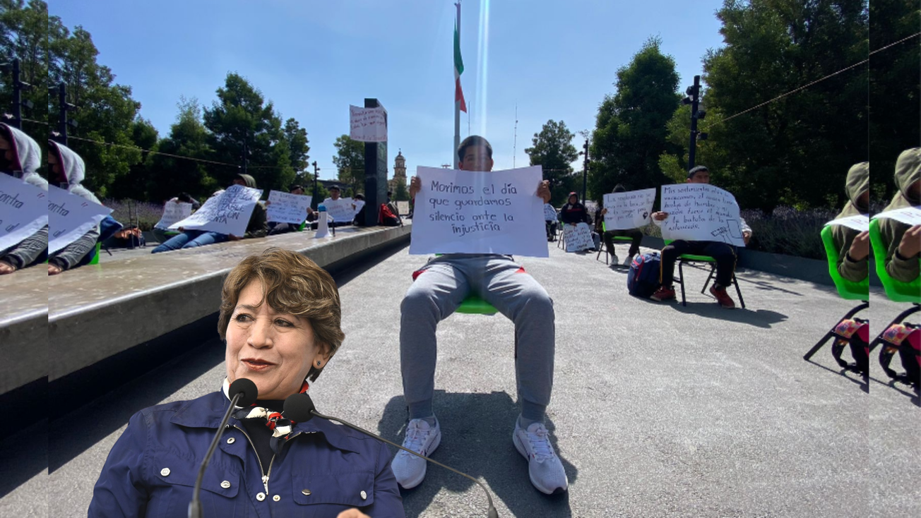 Delfina Gómez ofrece dialogo a normalistas de Tenería