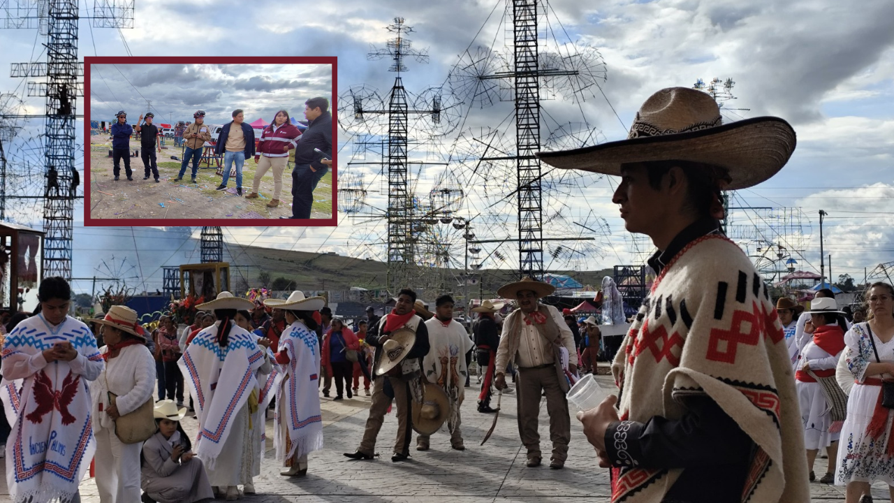 Supervisan Tercer Festival Internacional de la Pirotecnia en Almoloya de Juárez