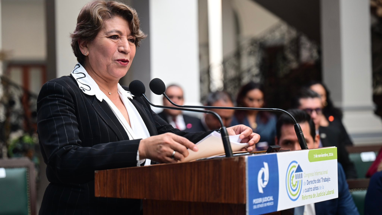 Delfina Gómez promueve la resolución de conflictos laborales