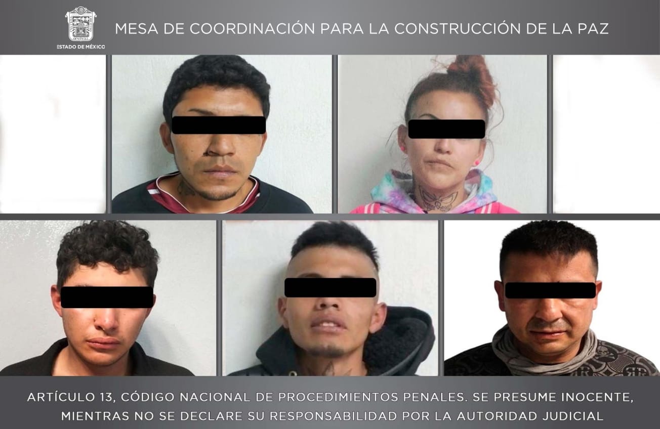 Desarticulan autoridades federales y estatales célula delictiva que operaba en Toluca, Metepec y Lerma