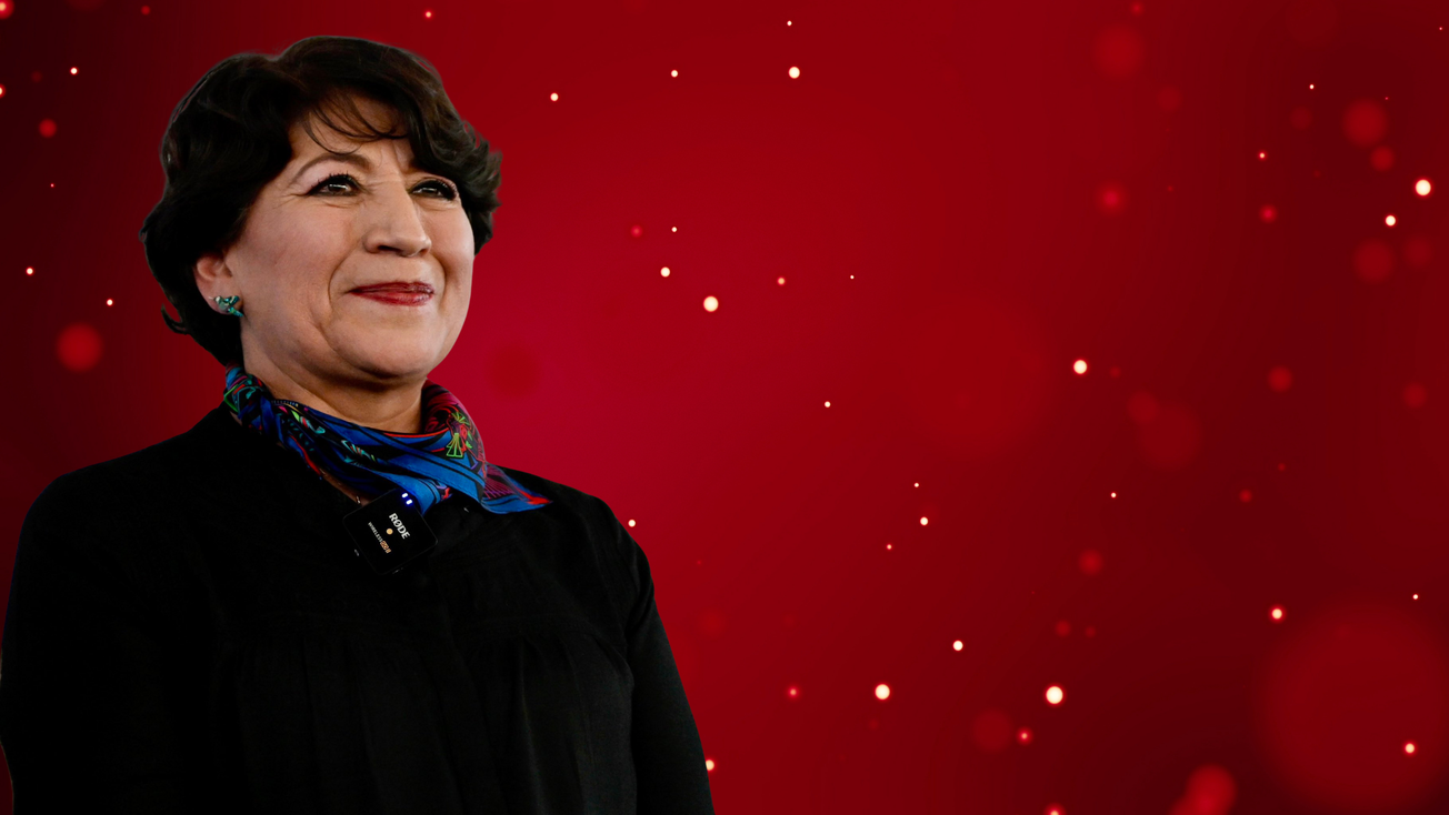 Estos son los deseos de Navidad de Delfina Gómez para los mexiquenses