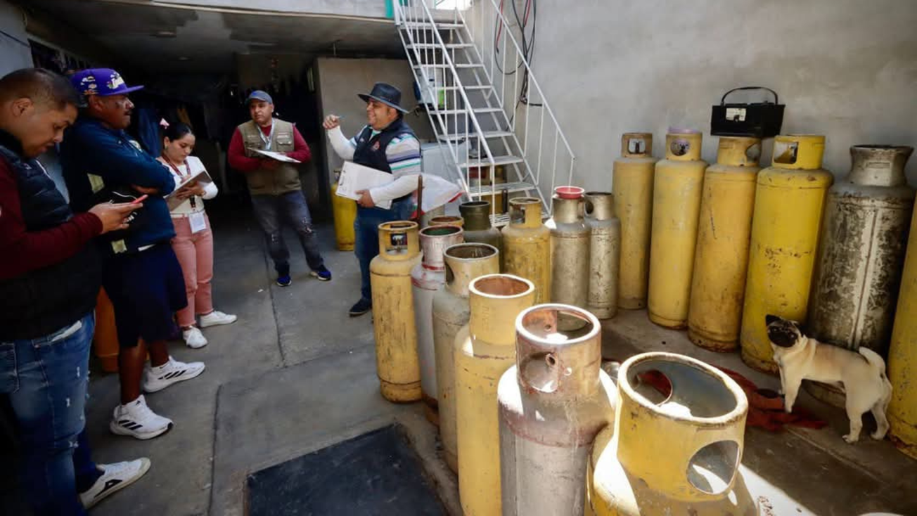 Continúan en Chimalhuacán operativos por reporte de gaseras clandestinas