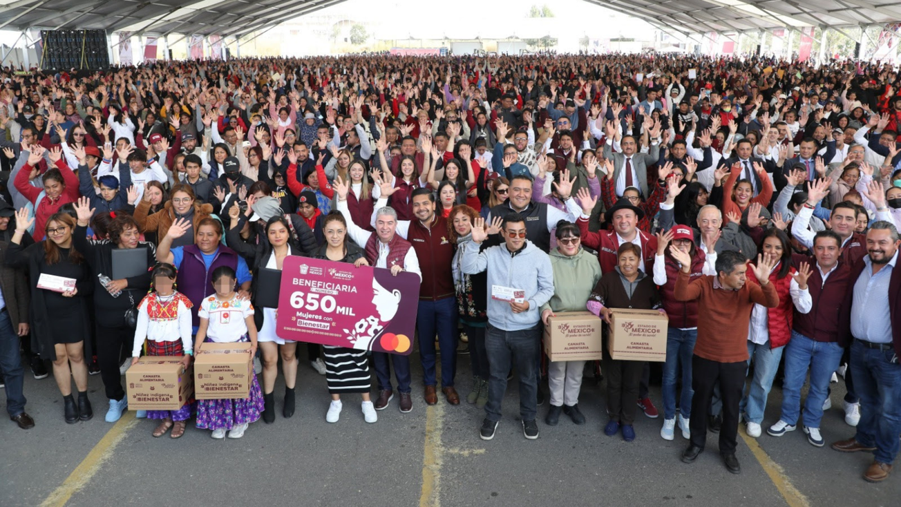 Mujeres con Bienestar en Edomex: Entregan tarjeta número 650 mil