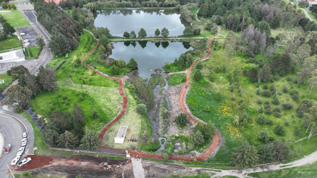 Así captarán y reutilizarán agua en Parque Alameda 2000