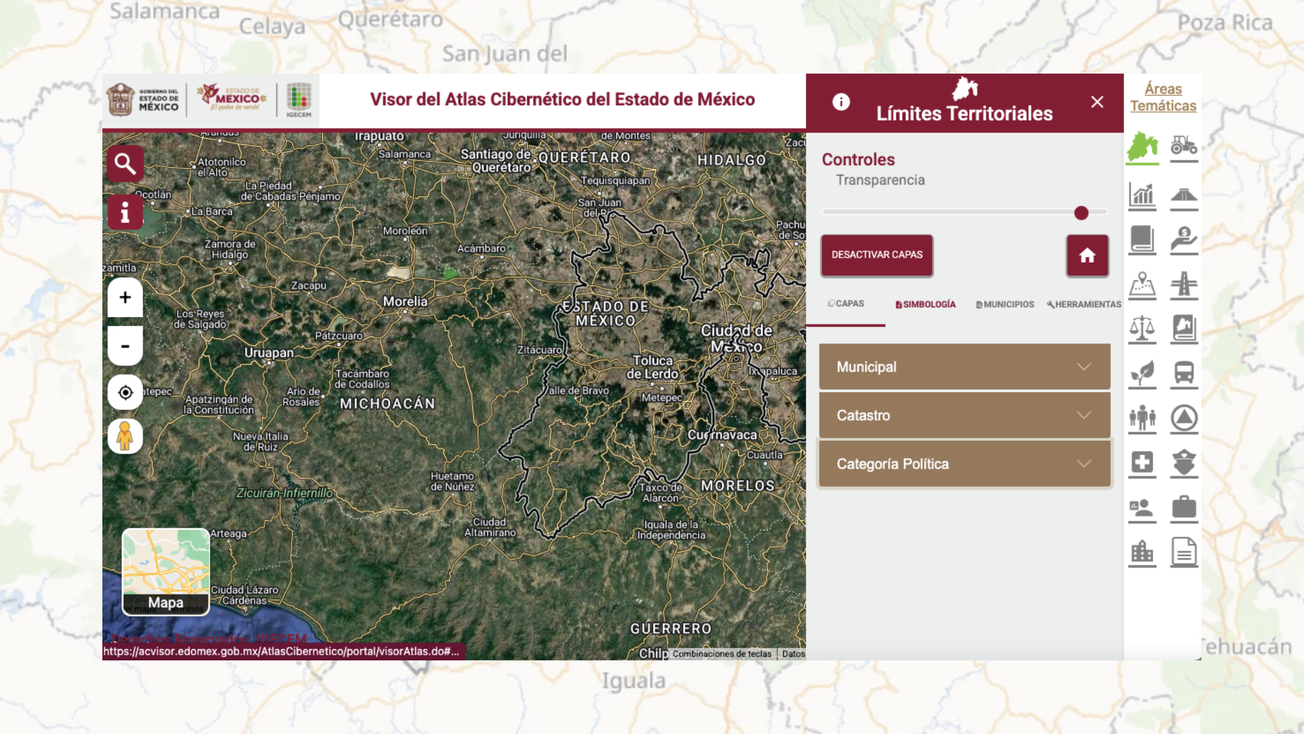 Crea Edomex Atlas Cibernético y así podrás acceder a él