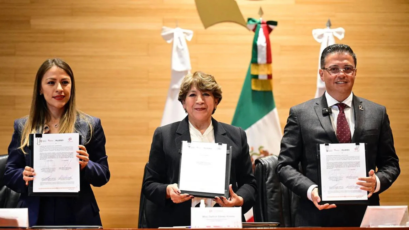 Firman en Edomex convenio para atender a mujeres violentadas