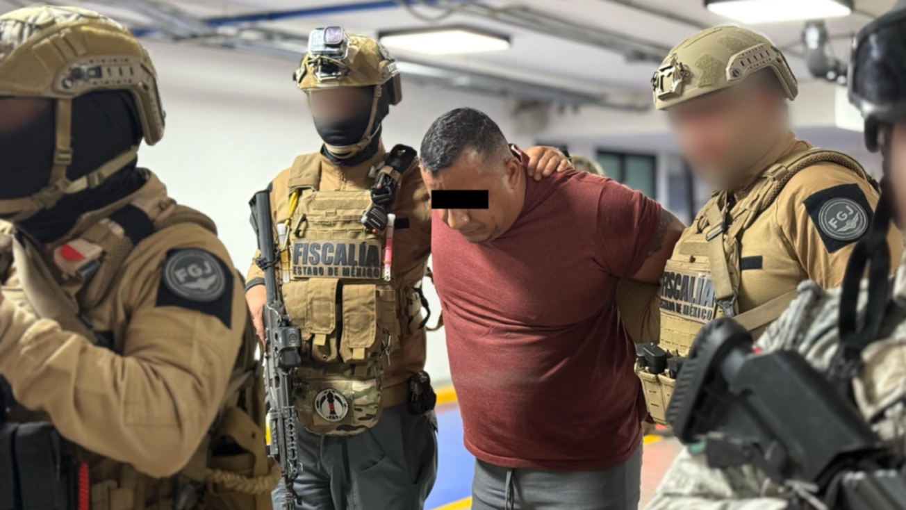 Cae supuesto líder de organización criminal “Los 300” de Edomex