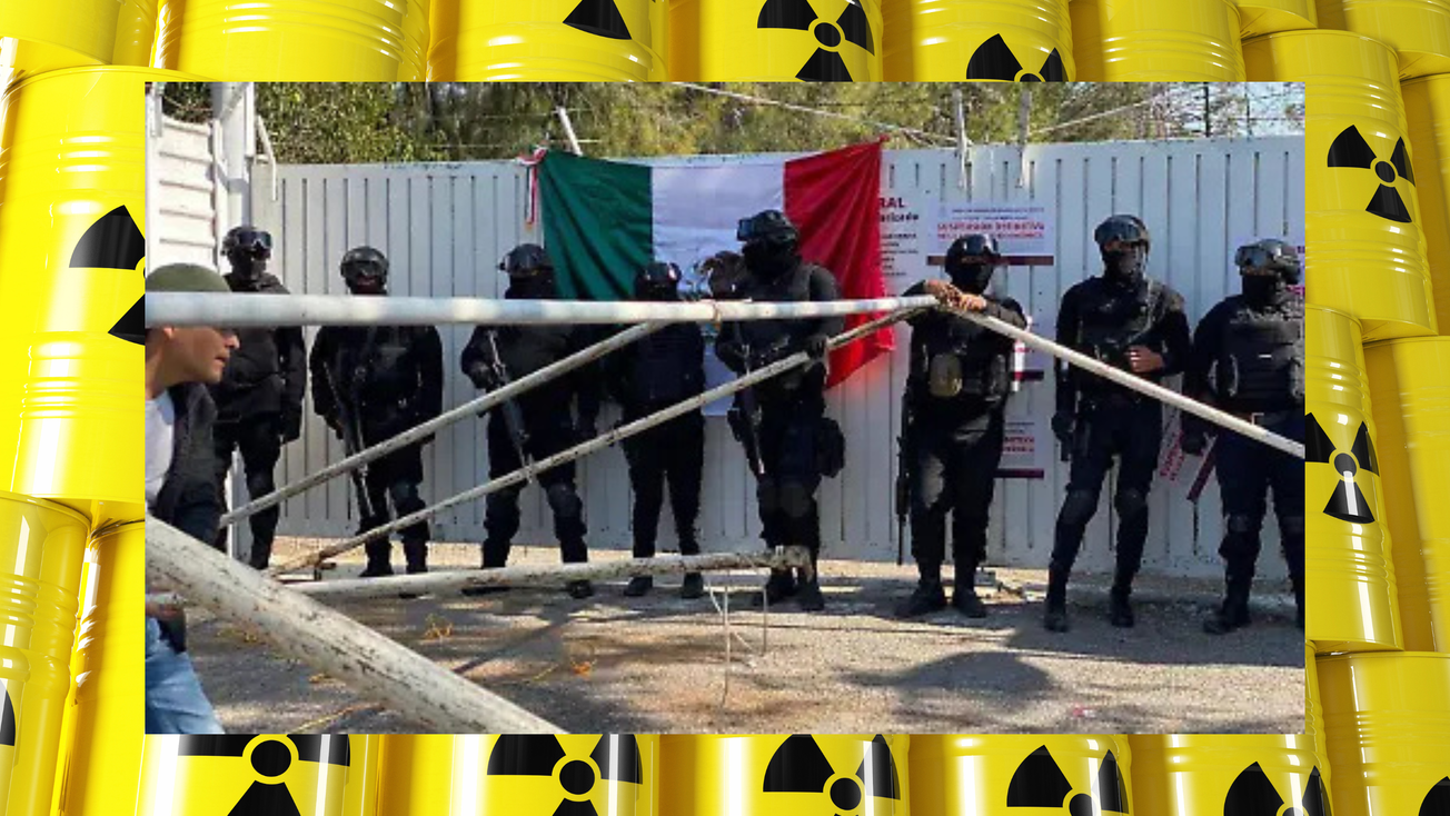 Clausuran basurero radiactivo en Edomex