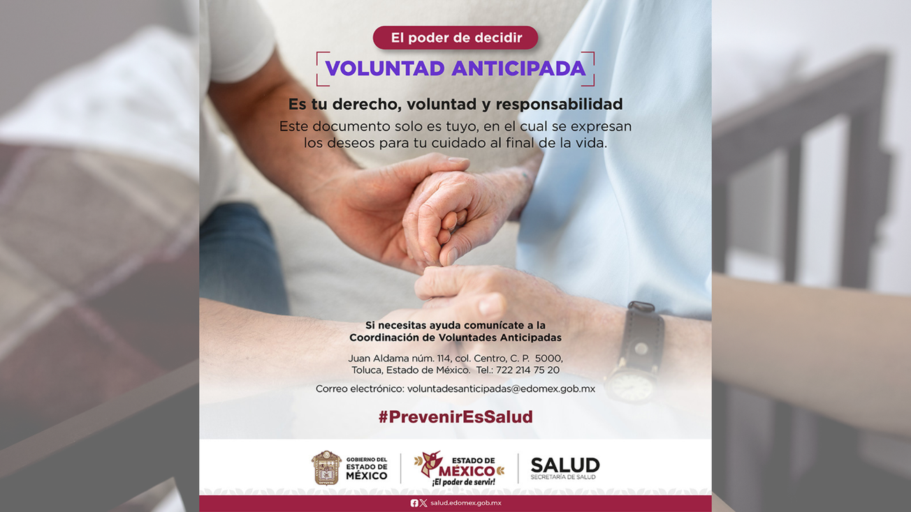 ¿Quiénes pueden solicitar la Voluntad Anticipada en Edomex?