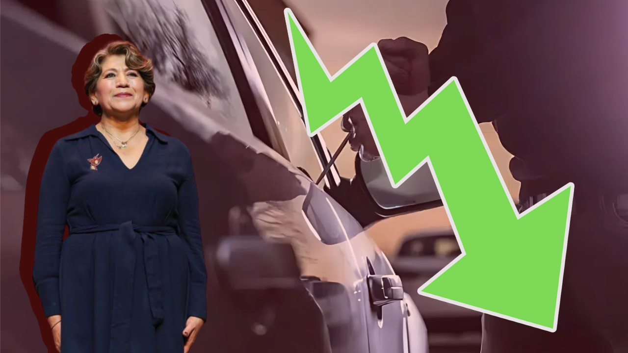 Robo de vehículos a la baja en el Edomex.