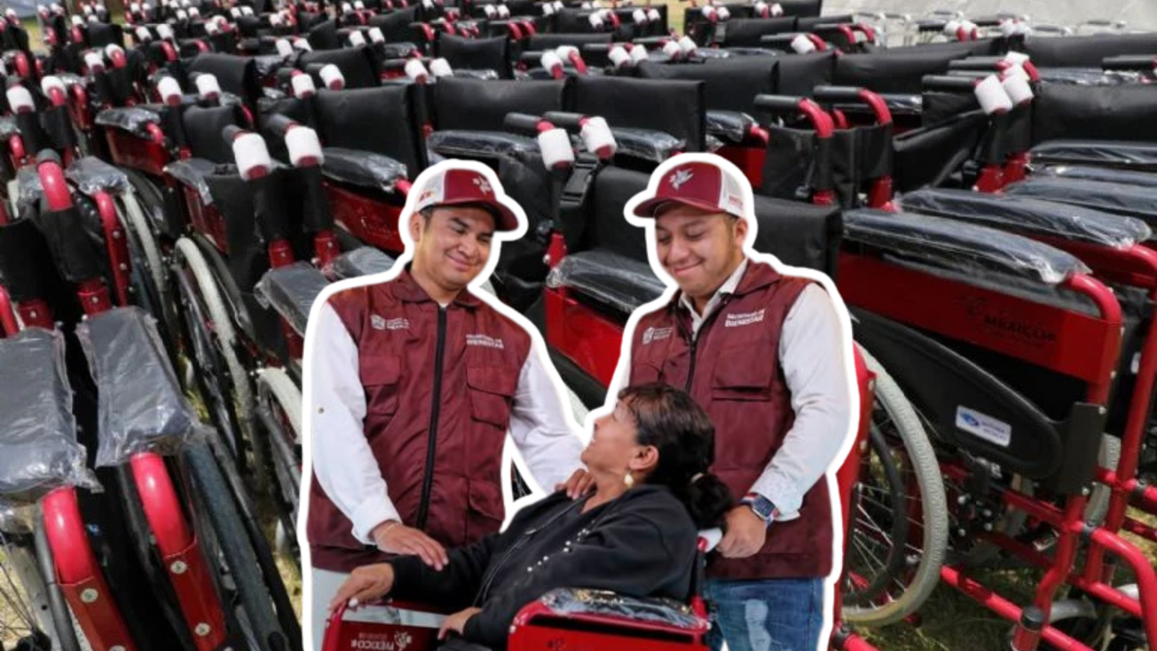 Sillas de ruedas y andaderas GRATIS en Edomex: regístrate al programa Servir para el Bienestar