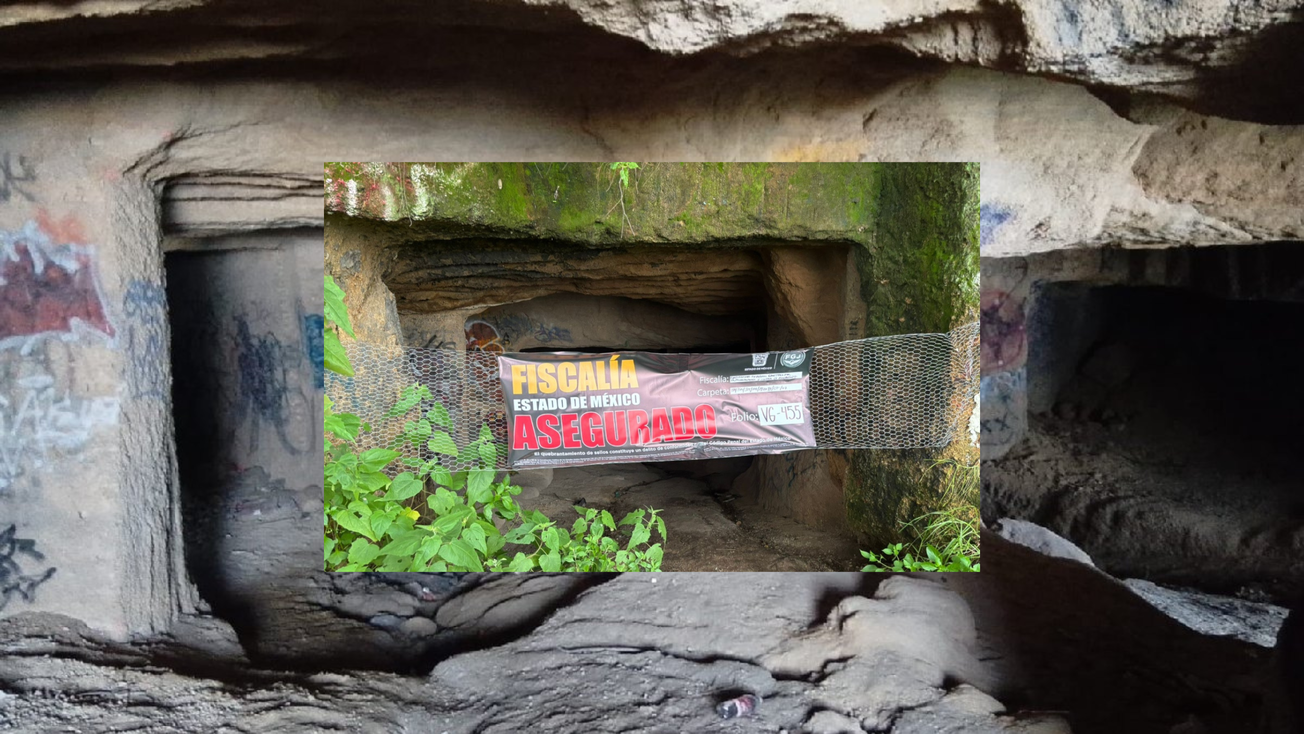 Fiscalía de Edomex asegura cuevas en Atizapán, ¿qué estaba pasando ahí?