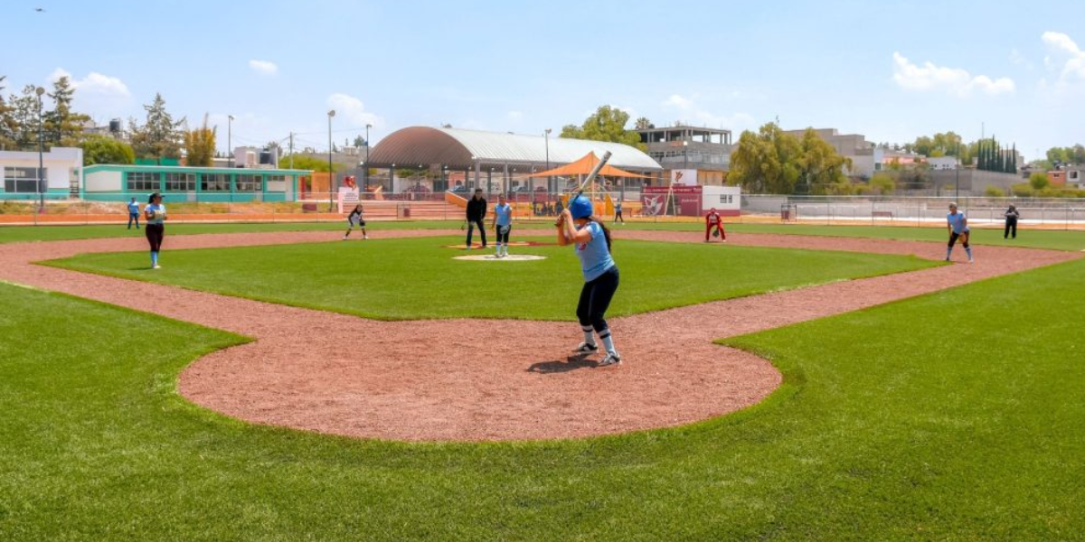 Edomex: Implementan nuevas canchas de béisbol y sóftbol