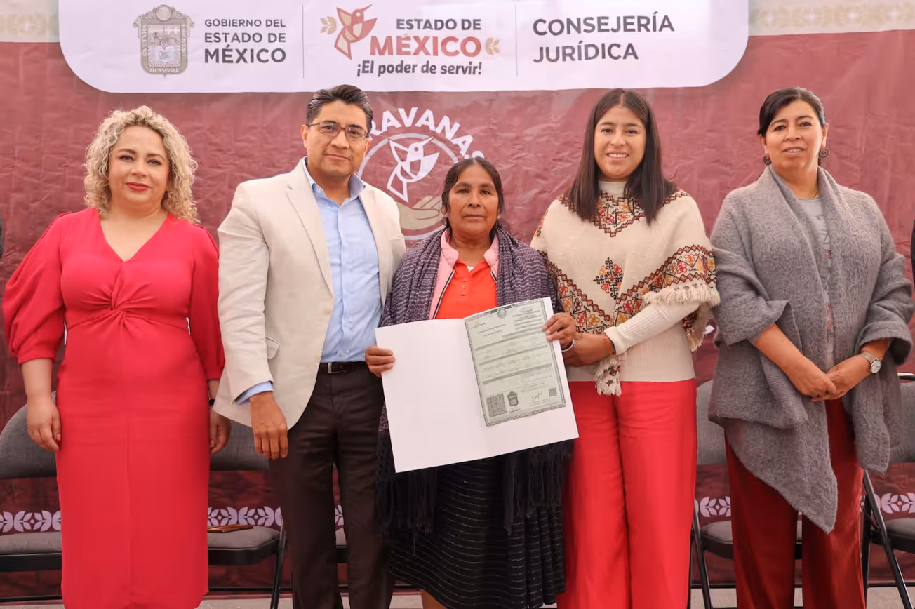 Facilita Edomex 125 trámites a comunidad otomí con Caravanas por la Justicia Social