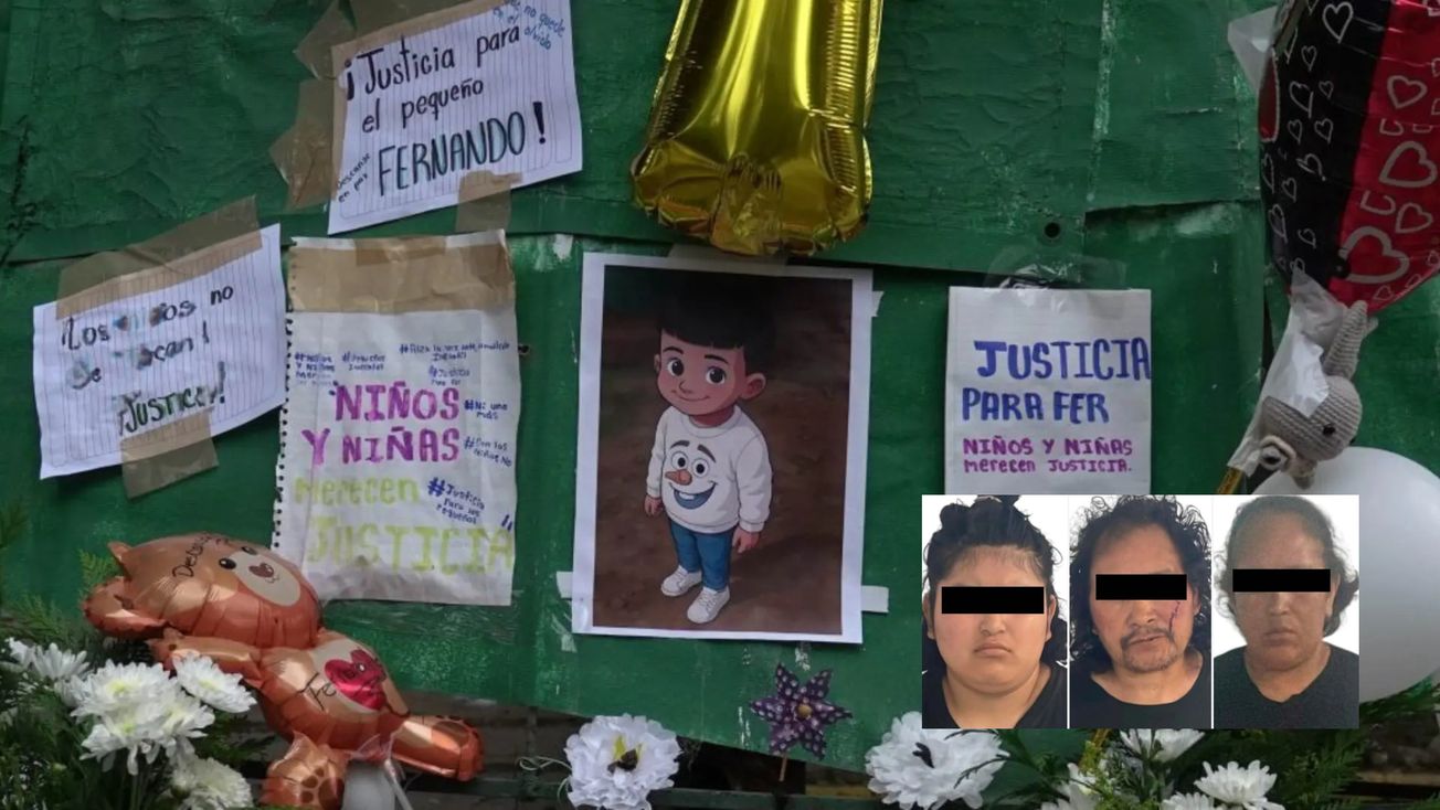Caso Fernandito en Edomex: Vinculan a proceso a tres implicados