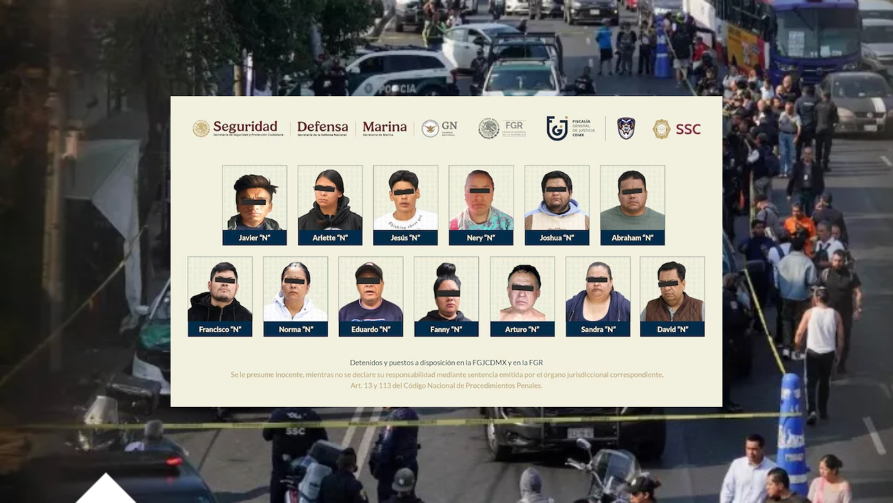 Detienen a 13 en 11 cateos simultáneos en EDOMEX y CDMX