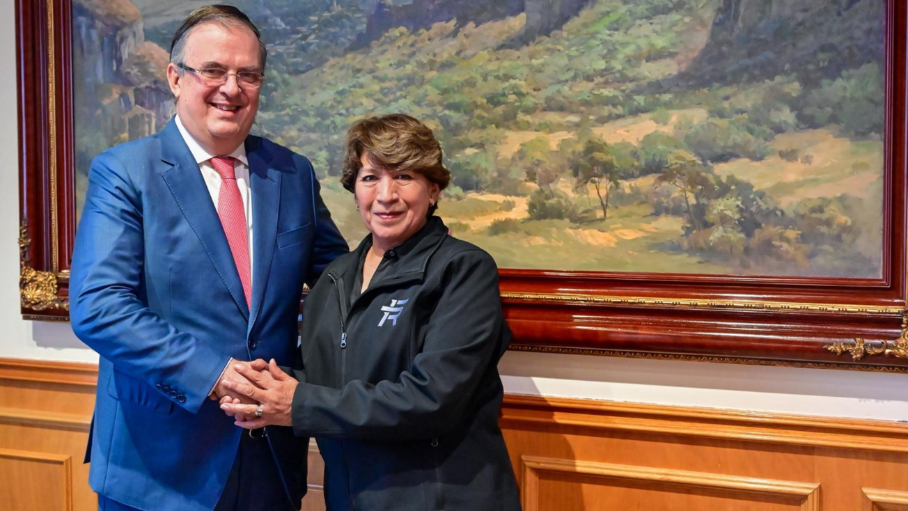 Se reúnen Delfina Gómez y Marcelo Ebrard para fortalecer economía del Edomex