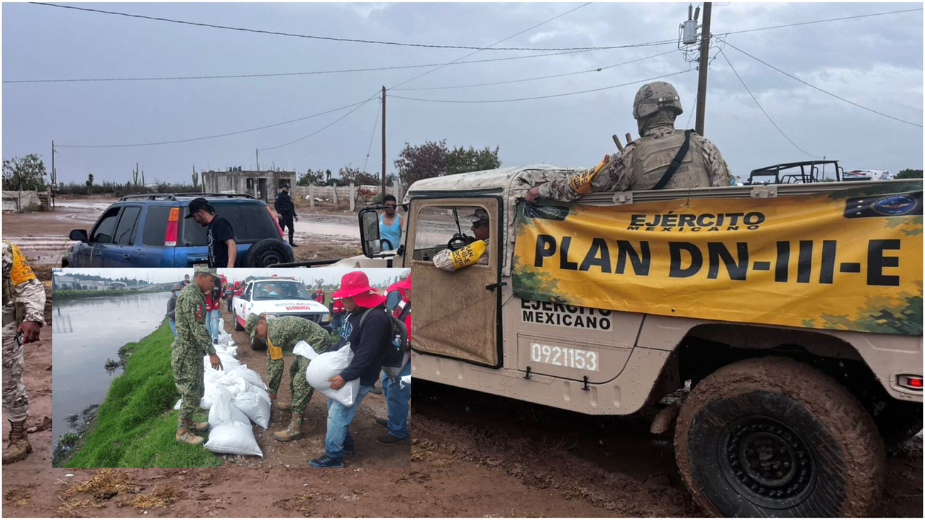 Aplican Plan DN-III-E por inundaciones en Ocoyoacac, Edomex
