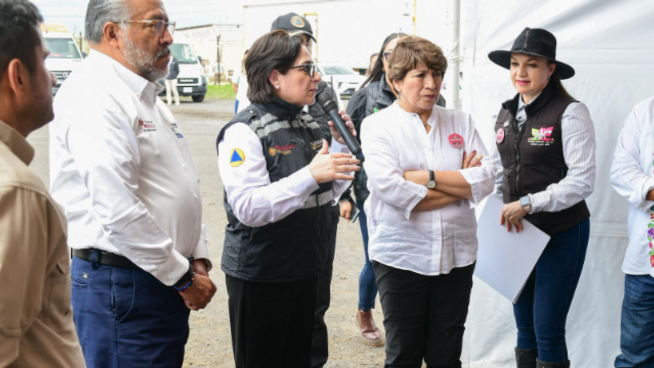 Delfina Gómez fortalece protección civil en Edomex