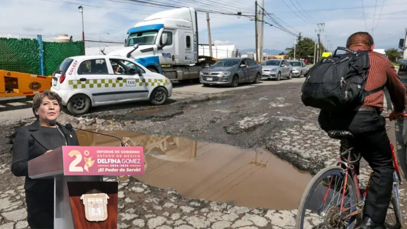 Delfina Gómez ofreció disculpas por baches en informe de gobierno, a esto se comprometió
