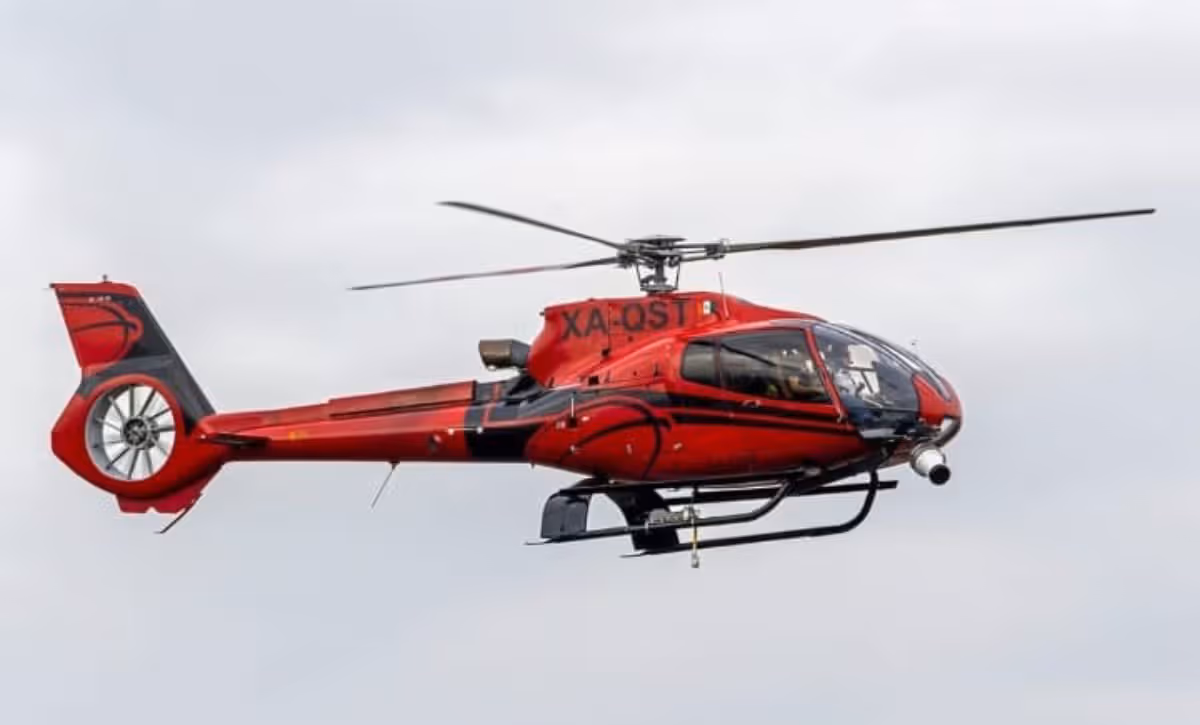 Helicóptero se desploma en Edomex y deja a dos fallecidos