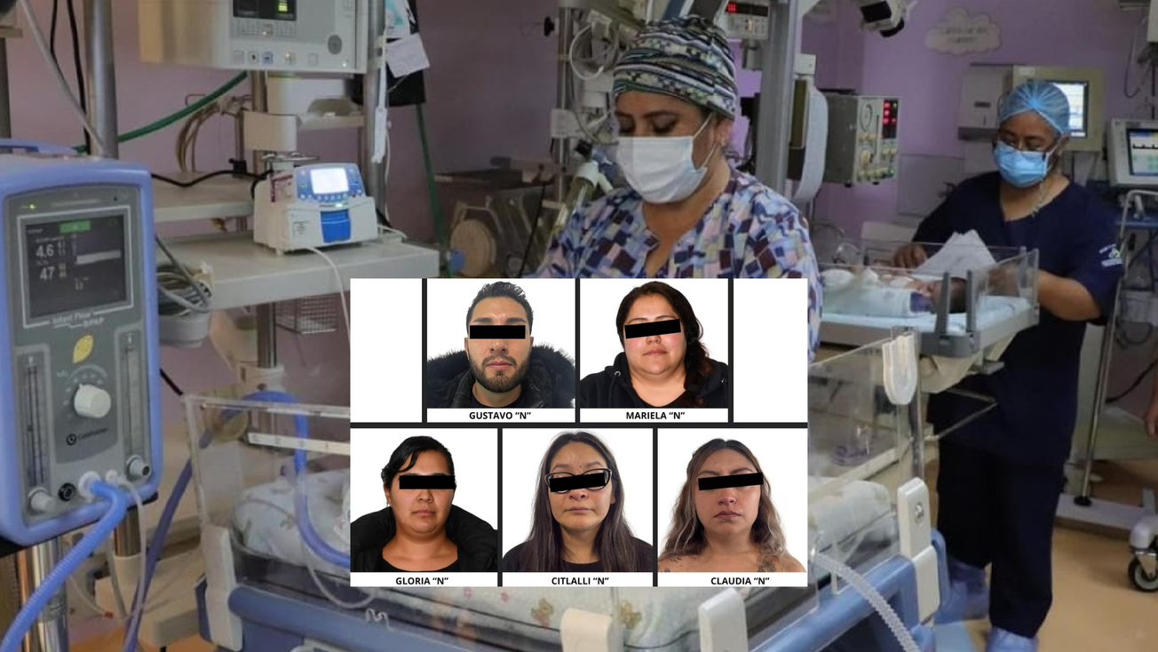 Van 5 detenidos por fallecimiento de niños en hospitales de Edomex