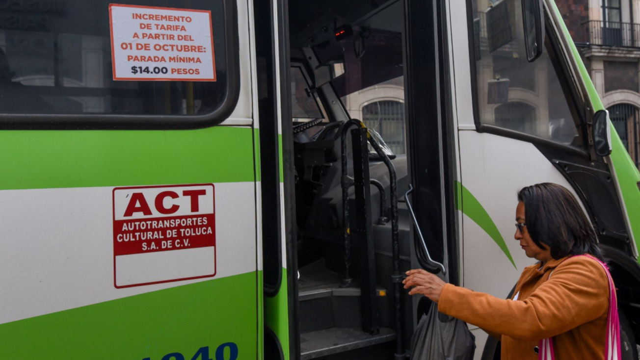 ¿En qué municipios del Edomex aplicará la tarifa mínima de 14 pesos en transporte?