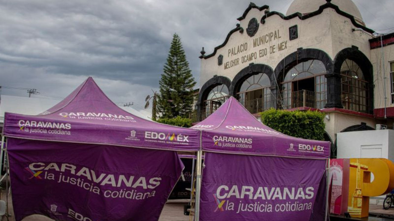 Benefician Caravanas de la Justicia a más de 260 mil familias en Edomex