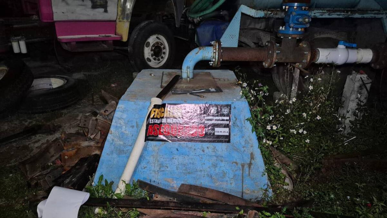 Despliega Edomex operativo contra huachicoleo de agua