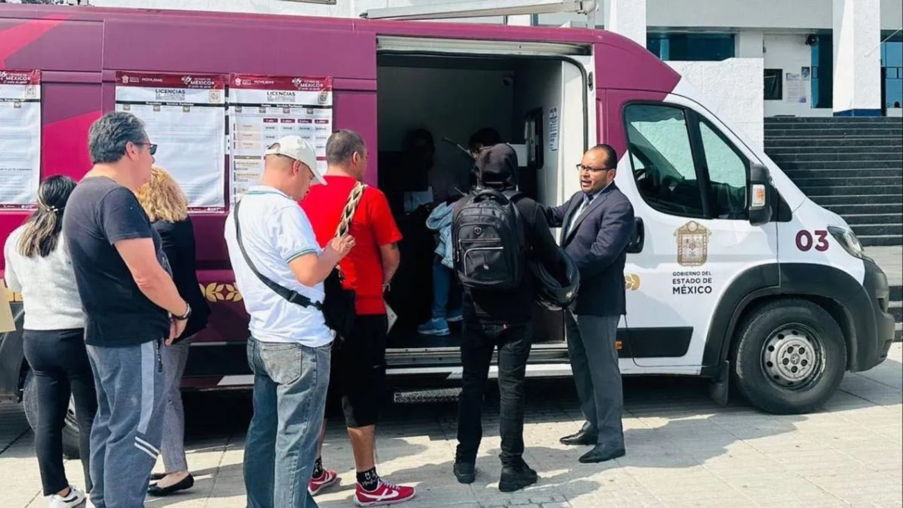 Dónde están las unidades móviles para tramitar licencia de conducir en Edomex